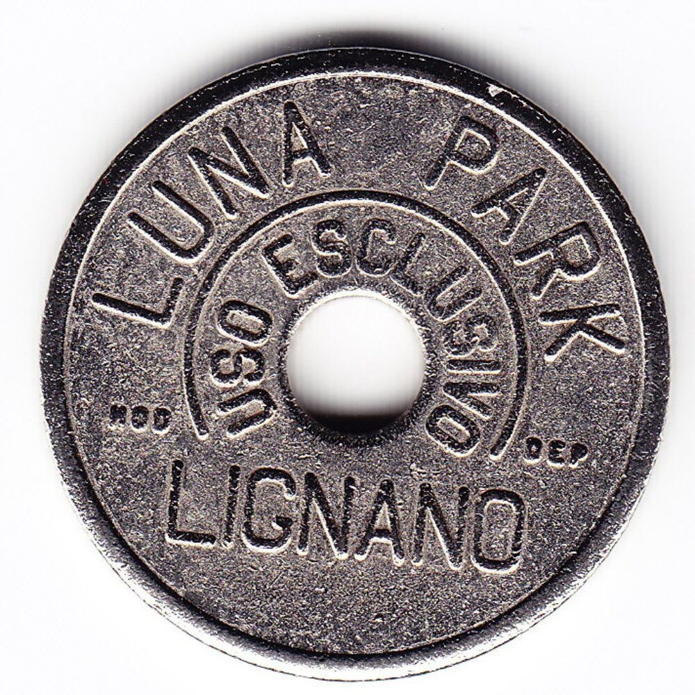 Italy Luna Park Lignano Token (b86)
